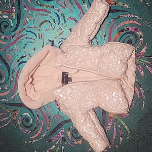 Pink Heart Rothschild Girl Coat 18m